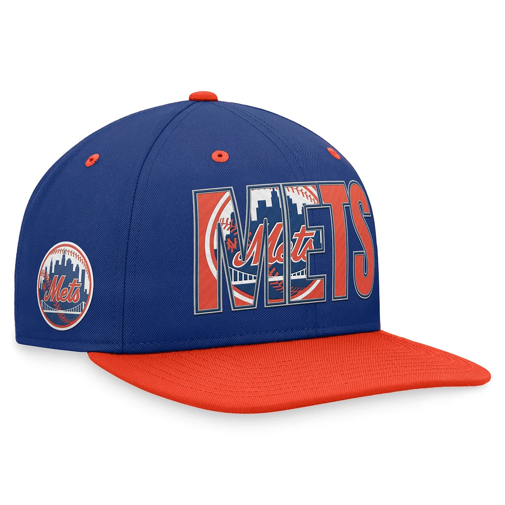 Men's Nike Royal New York Mets Cooperstown Collection Pro Snapback Hat