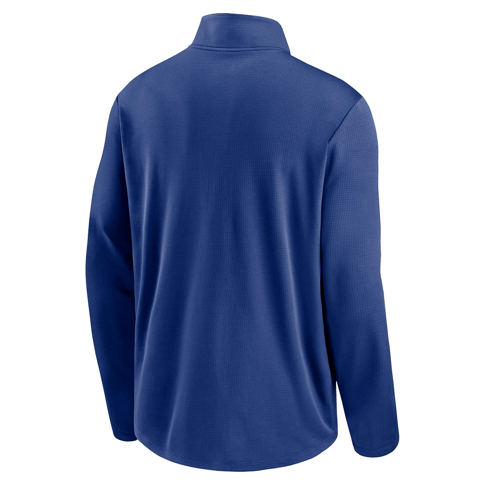 Men's Nike Royal New York Mets Franchise Logo Pacer Performance Half-Zip Top