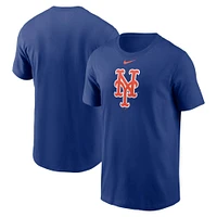 T-shirt Nike Royal New York Mets Fuse avec logo pour homme