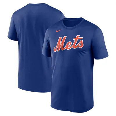 New York Mets Nike Legend Wordmark T-Shirt - Royal