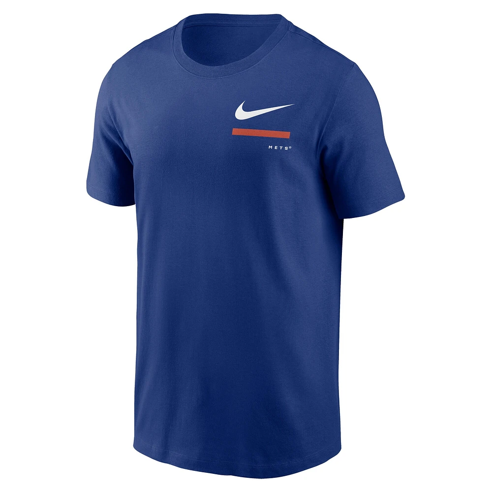 T-shirt à épaules dénudées Nike Royal New York Mets pour Homme