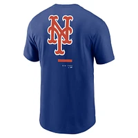 Men's Nike Royal New York Mets Over the Shoulder T-Shirt