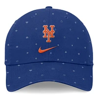 Casquette réglable Nike Royal New York Mets Primetime Print Club pour homme