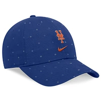 Casquette réglable Nike Royal New York Mets Primetime Print Club pour homme