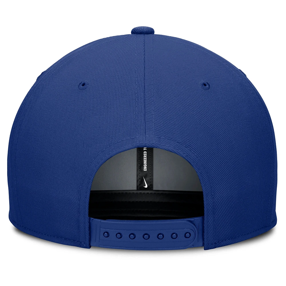 Casquette Snapback Nike Royal New York Mets Pro Performance pour homme