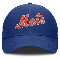 Casquette ajustable Nike Royal New York Mets Rise Gaberdine pour homme