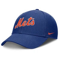 Casquette ajustable Nike Royal New York Mets Rise Gaberdine pour homme
