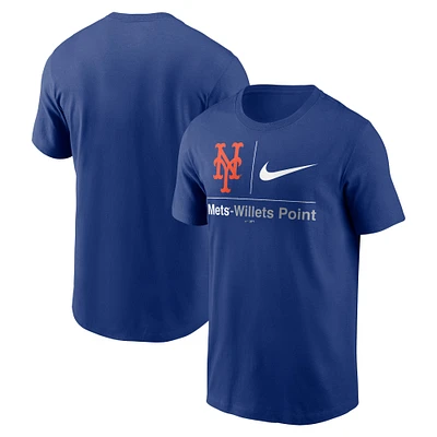 T-shirt Nike Royal New York Mets Willets Point Hometown pour homme