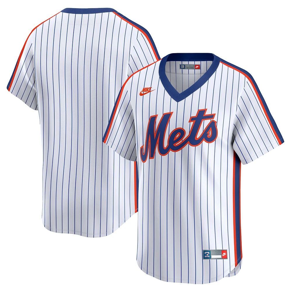 Men's Nike White New York Mets Cooperstown Collection Limited Jersey