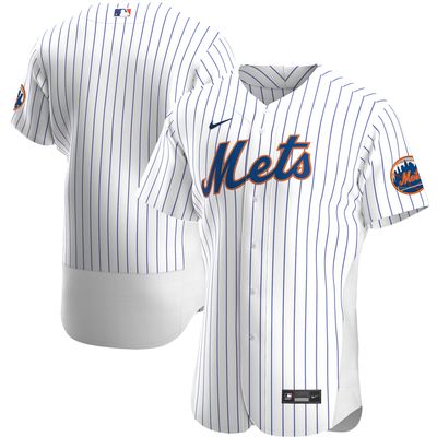 Men's Nike White New York Mets Home Authentic Team - Jersey