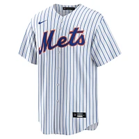 Maillot de l'équipe réplique domicile des New York Mets Nike blanc pour homme