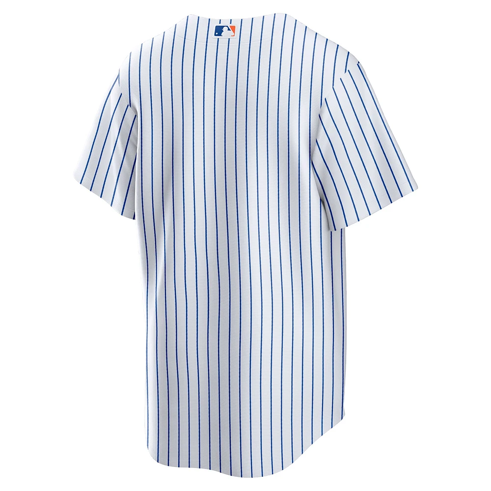 Maillot de l'équipe réplique domicile des New York Mets Nike blanc pour homme