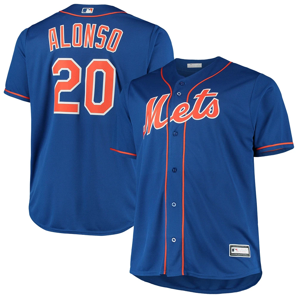 Maillot de joueur Pete Alonso Royal New York Mets Big & Tall pour homme