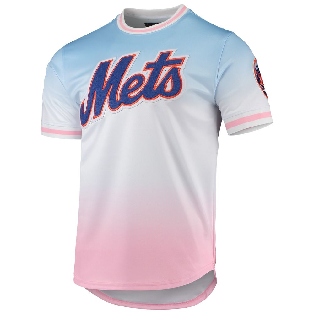 Pro Standard Men's Pro Standard Blue/Pink New York Mets Ombre T