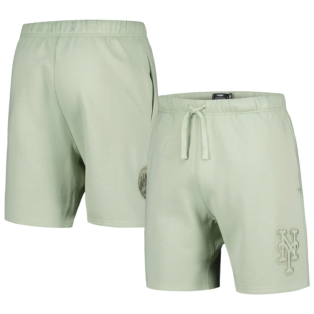 Short en polaire neutre Pro Standard New York Mets pour hommes, crème