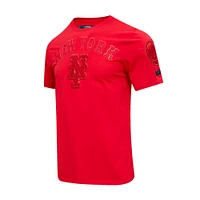 Men's Pro Standard New York Mets Classic Triple Red T-Shirt