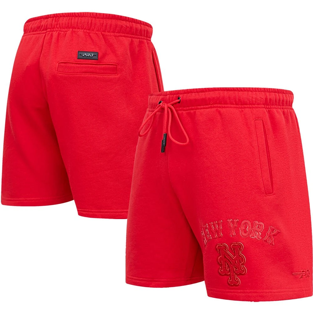 Short classique Pro Standard New York Mets triple rouge pour homme