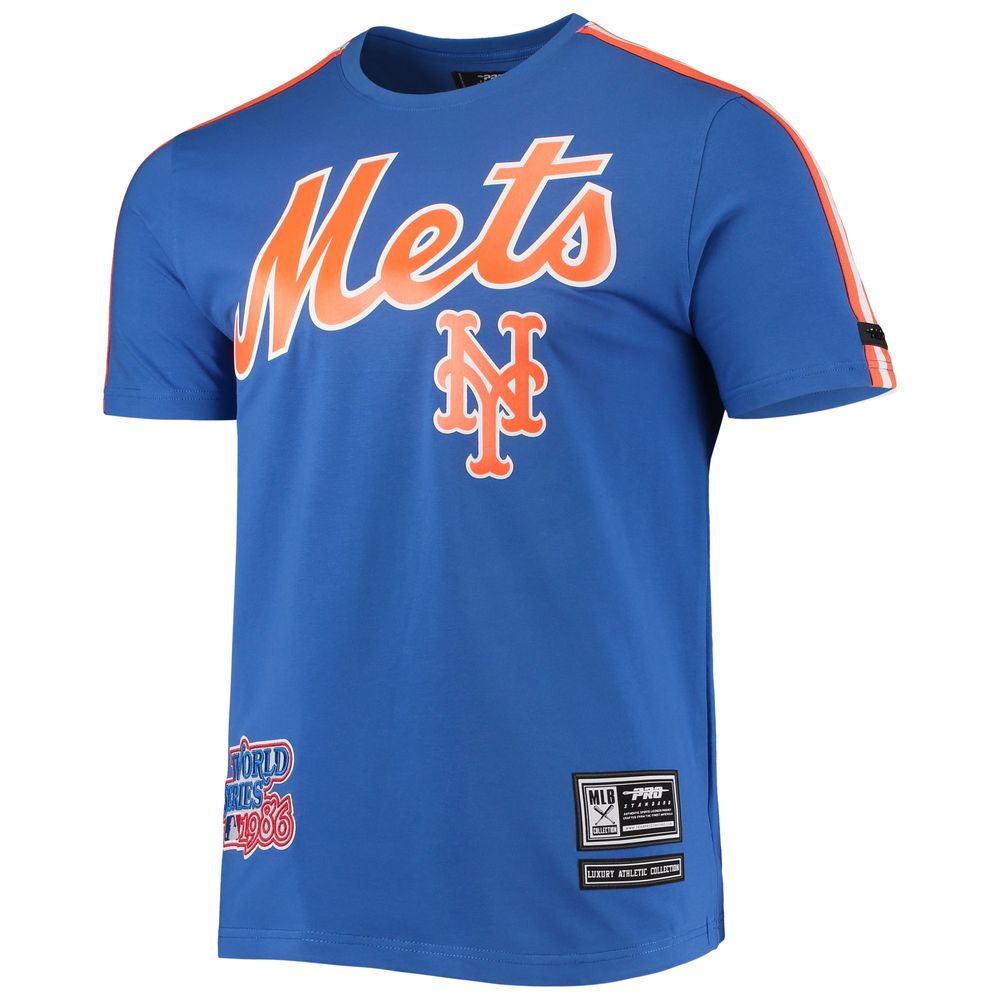 Men's Pro Standard Royal/Orange New York Mets Taping T-Shirt