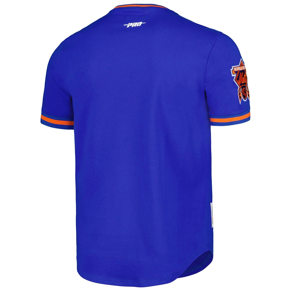 Pro Standard Royal New York Mets Cooperstown Collection T-shirt rétro classique pour homme