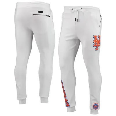 New York Mets Pro Standard Team Logo Jogger Pants - White