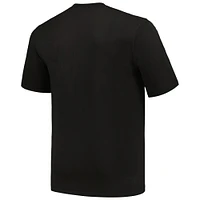 Ensemble de t-shirts Profile Big & Tall New York Mets pour homme Noir/Gris chiné