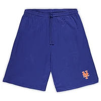 Men's Profile New York Mets Big & Tall T-Shirt Shorts Combo Set