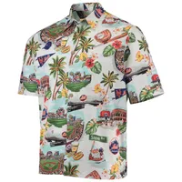 Men's Reyn Spooner White New York Mets Scenic Button-Up Shirt