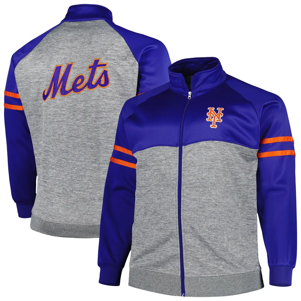 New York Mets Toddler Royal Fleece Hoodie Full-Zip Jacket