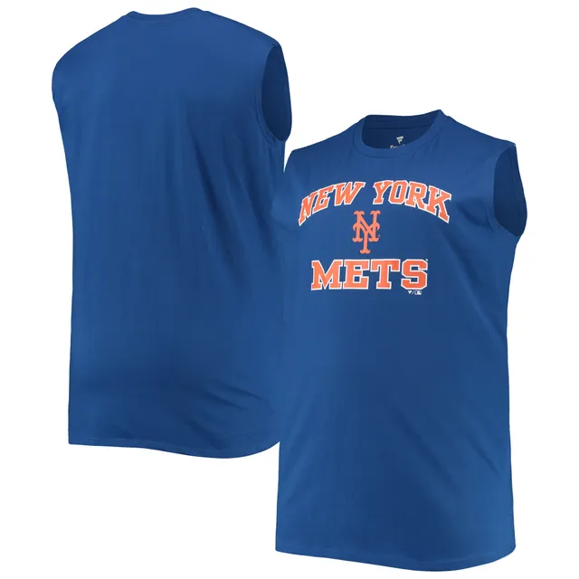 New York Mets FOCO Floral Reversible Mesh Tank Top - Royal