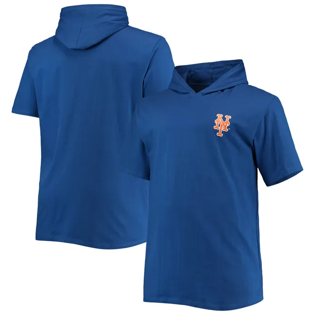 Men's Pro Standard Royal New York Mets Mash Up Logo Pullover Hoodie