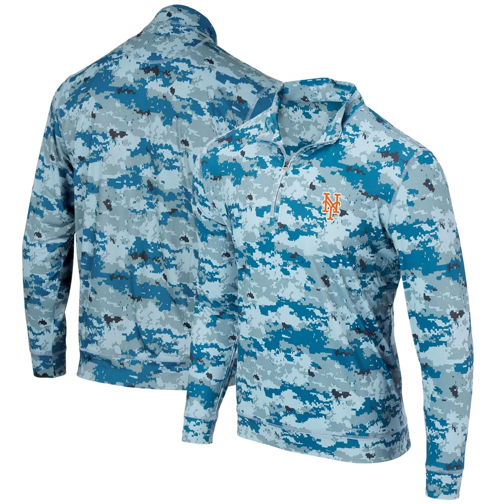 Lids New York Mets Digital Camo Performance Quarter-Zip Pullover