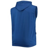 Men's Royal New York Mets Jersey Muscle Sleeveless Pullover Hoodie