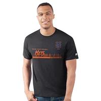 Men's Starter  Black New York Mets Prime Time Team T-Shirt