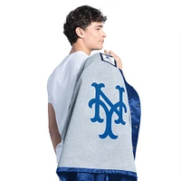 Men's Starter  Royal New York Mets Cooperstown Collection Point Man Full-Snap Coaches Jacket