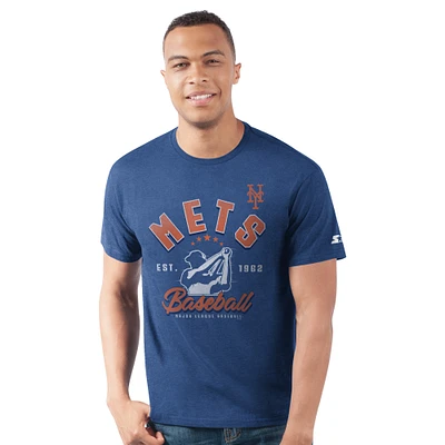 T-shirt pour homme Starter Royal des Mets de New York Prime Time Batter