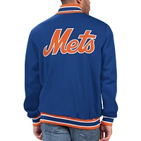 Men's Starter Royal New York Mets Secret Weapon Full-Snap Jacket