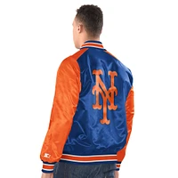 Men's Starter  Royal New York Mets Varsity Full-Snap Jacket