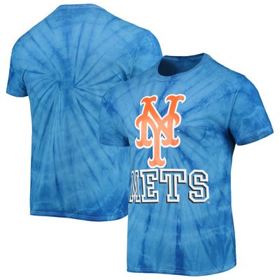 New York Mets Stitches Button-Down Raglan Replica Jersey - Royal