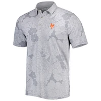 Polo Tommy Bahama gris New York Mets Blooms pour homme