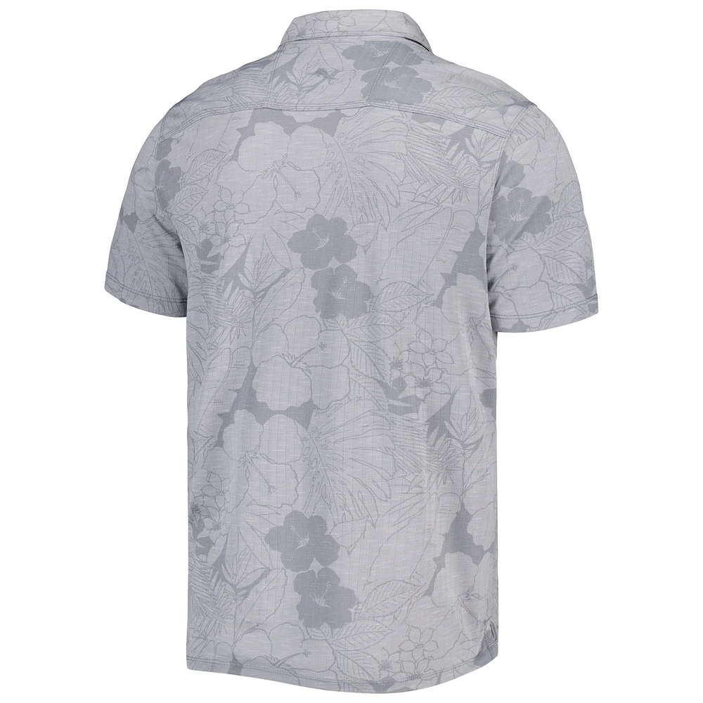 Polo Tommy Bahama gris New York Mets Blooms pour homme