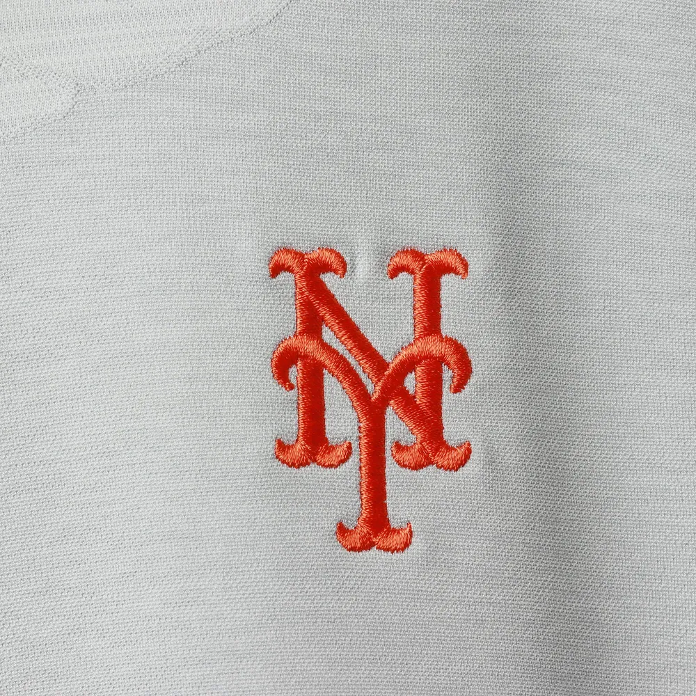 Men's Tommy Bahama Gray New York Mets Palm Coast Delray Fond IslandZone Allover Polo