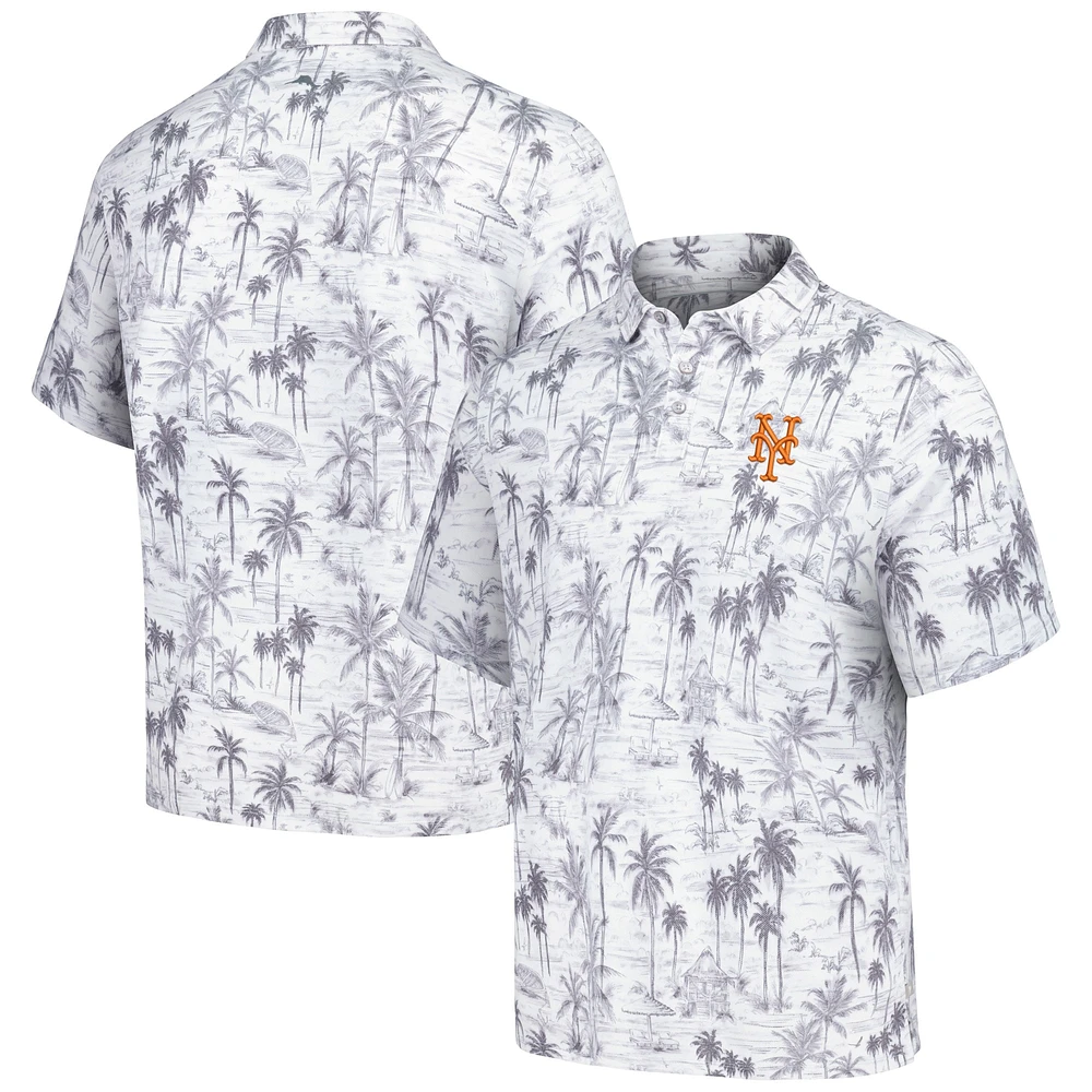 Polo tri-mélange Tommy Bahama New York Mets Sport Cabana Shores IslandZone pour hommes