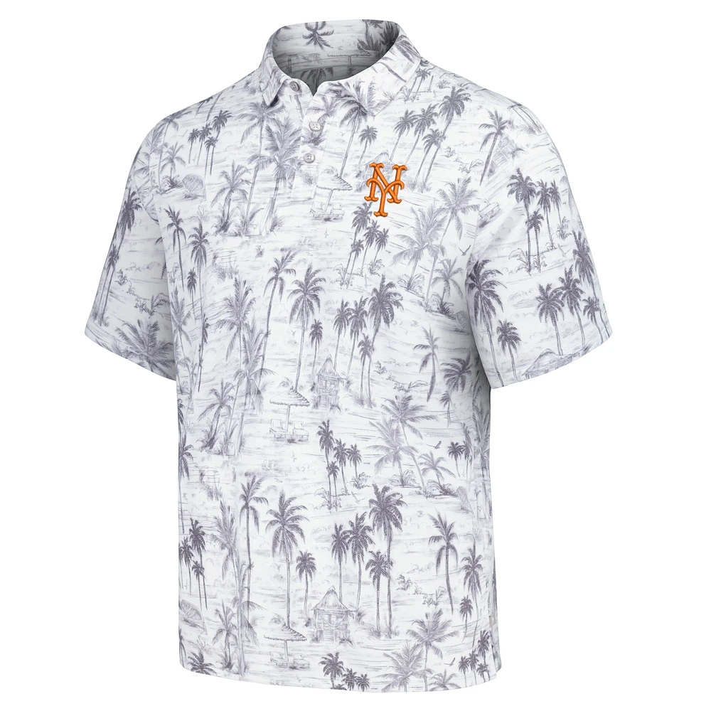 Polo tri-mélange Tommy Bahama New York Mets Sport Cabana Shores IslandZone pour hommes