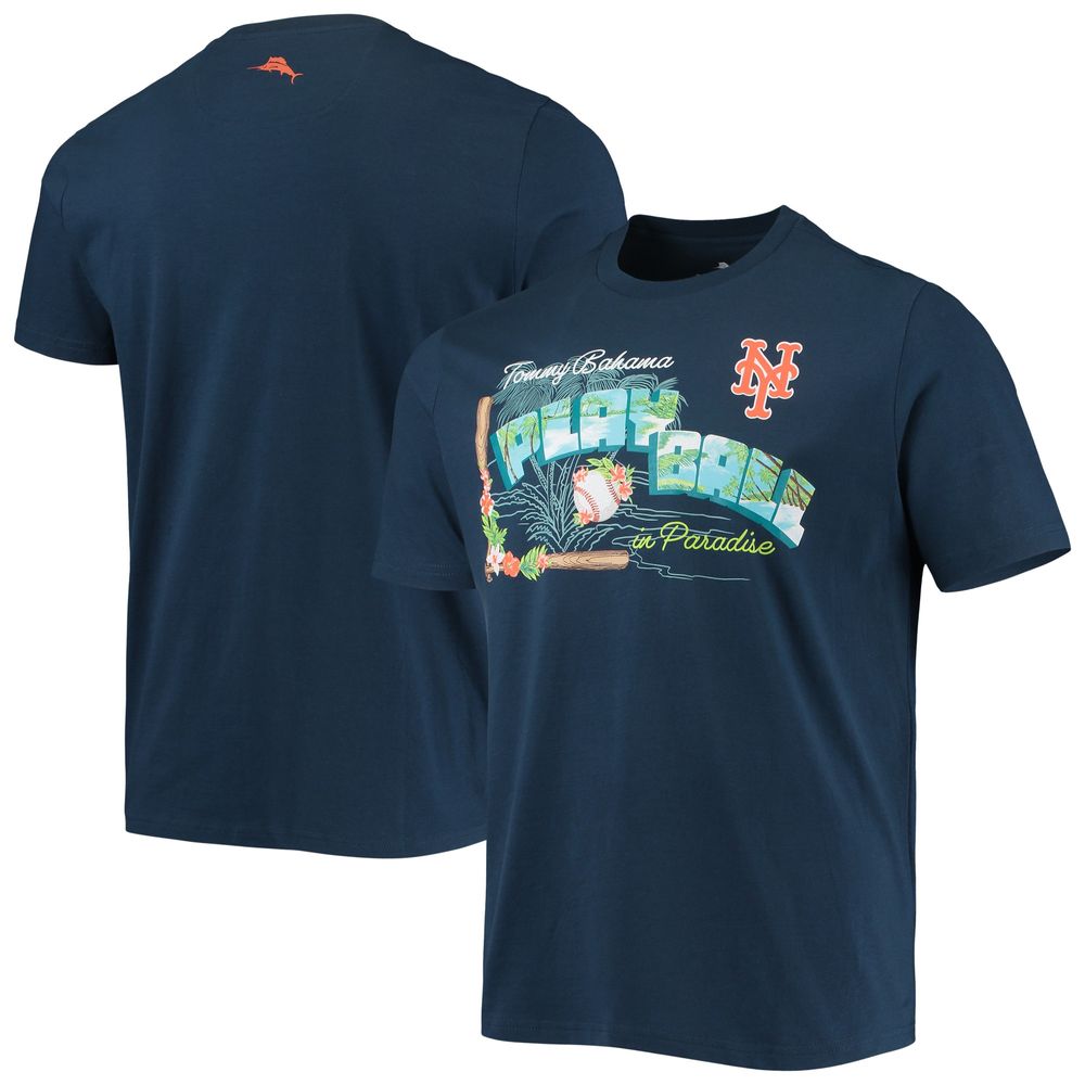 Men's Tommy Bahama Navy New York Mets Play Ball T-Shirt