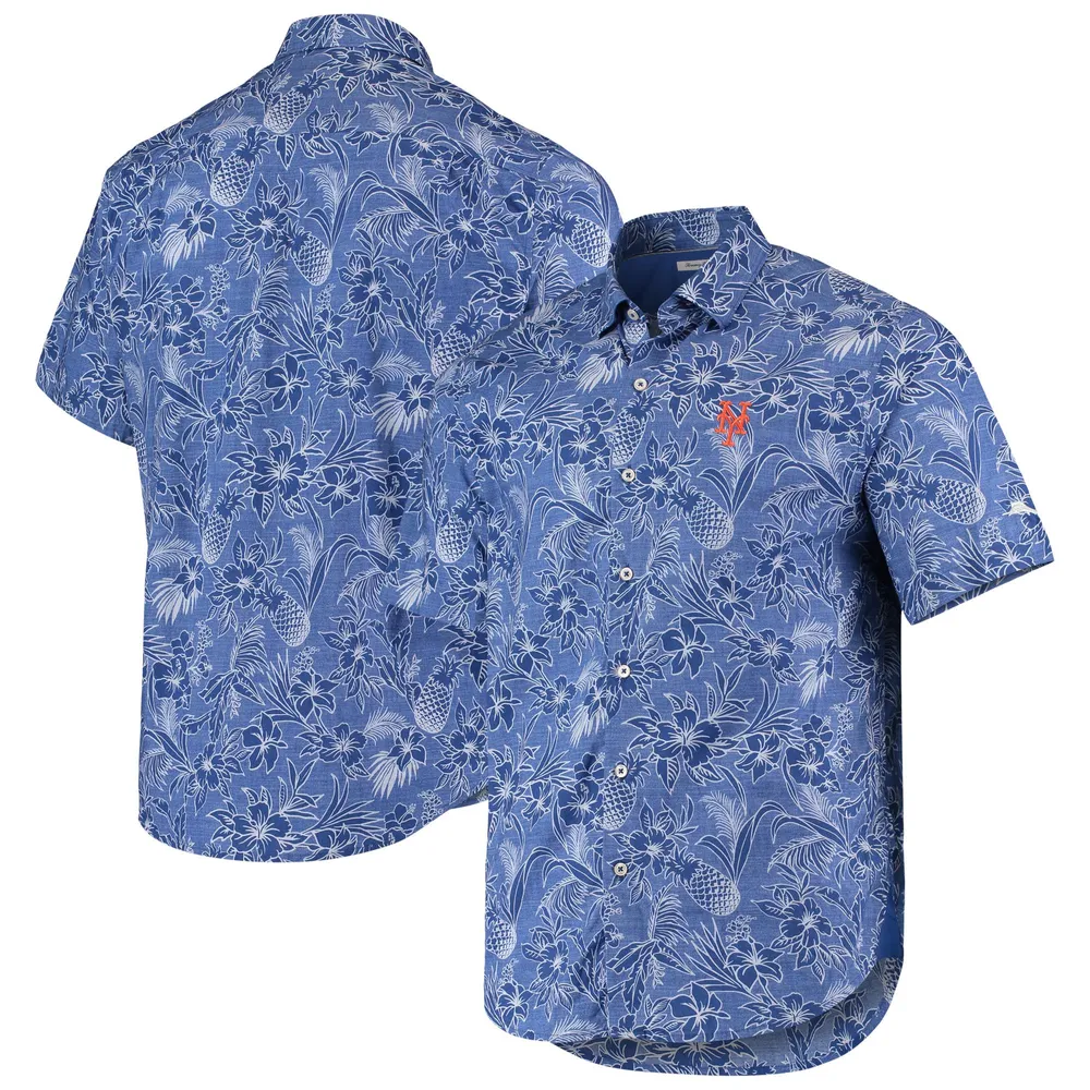 Tommy Bahama Men's Tommy Bahama Navy Chicago Bears Sport Tropical Horizons  Button-Up Shirt