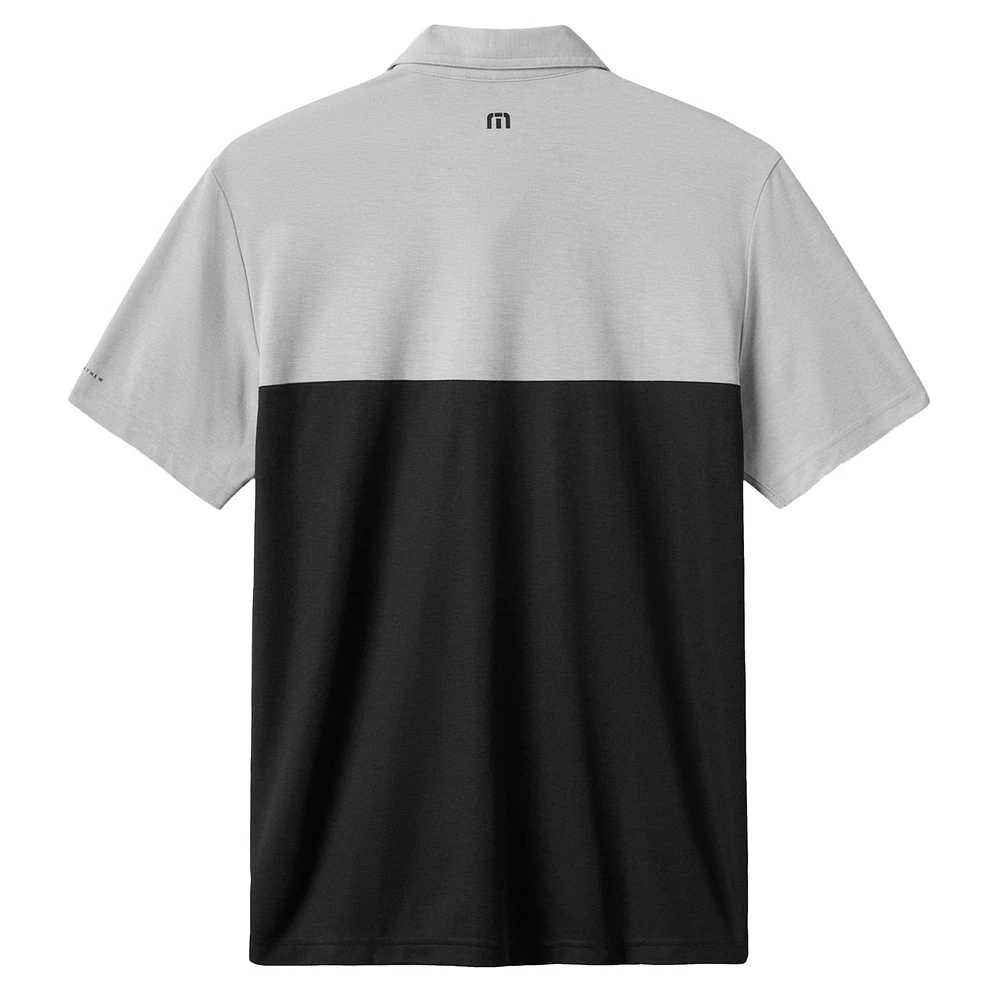 Men's TravisMathew Gray/Black New York Mets Home Run Leader Polo