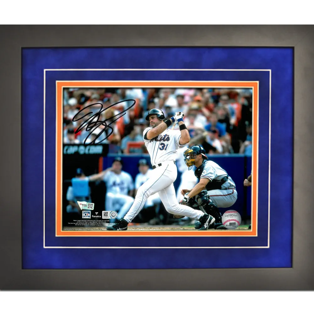 Lids Mike Piazza New York Mets Autographed Framed 8 x 10