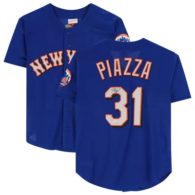 Lids Mike Piazza New York Mets Fanatics Authentic Autographed Framed Royal  Mitchell & Ness Replica Jersey Collage
