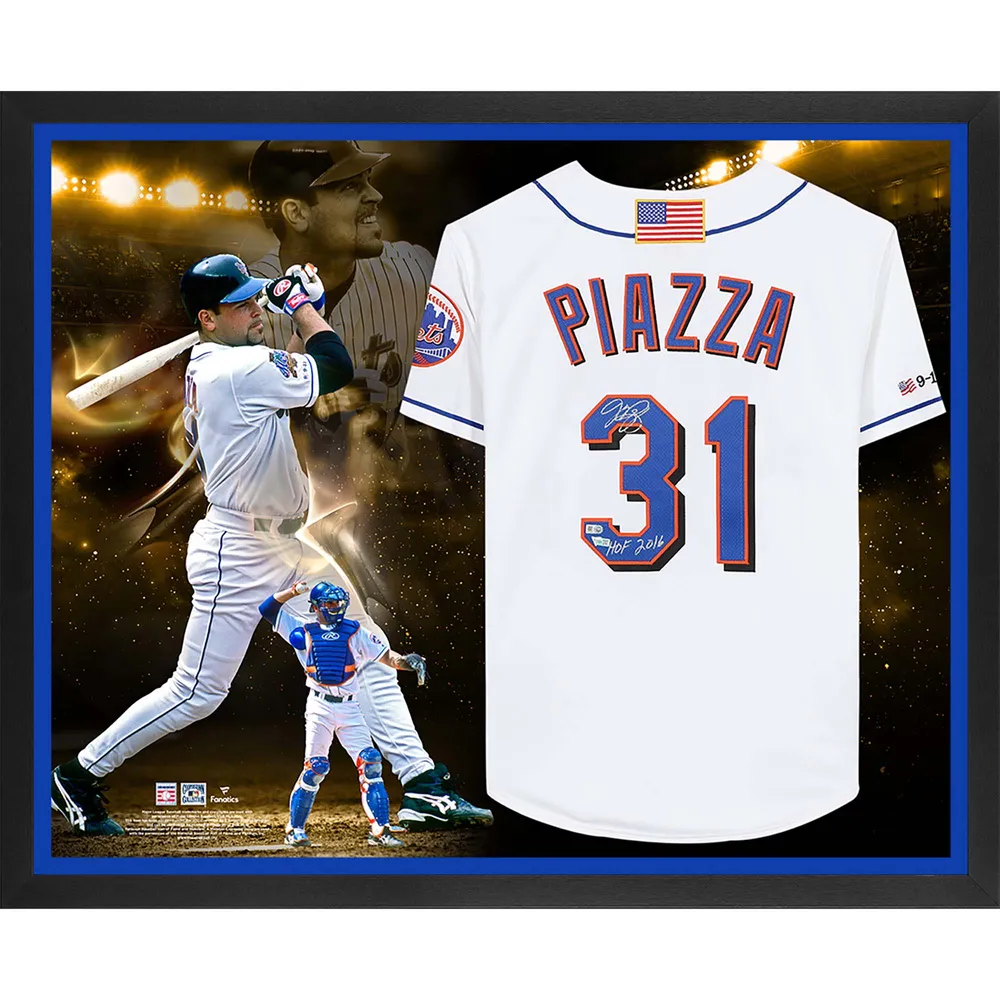 Lids Mike Piazza New York Mets Fanatics Authentic Deluxe Framed