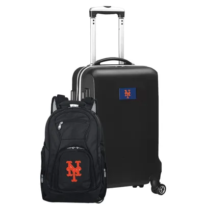 New York Mets MOJO Deluxe 2-Piece Backpack and Carry-On Set